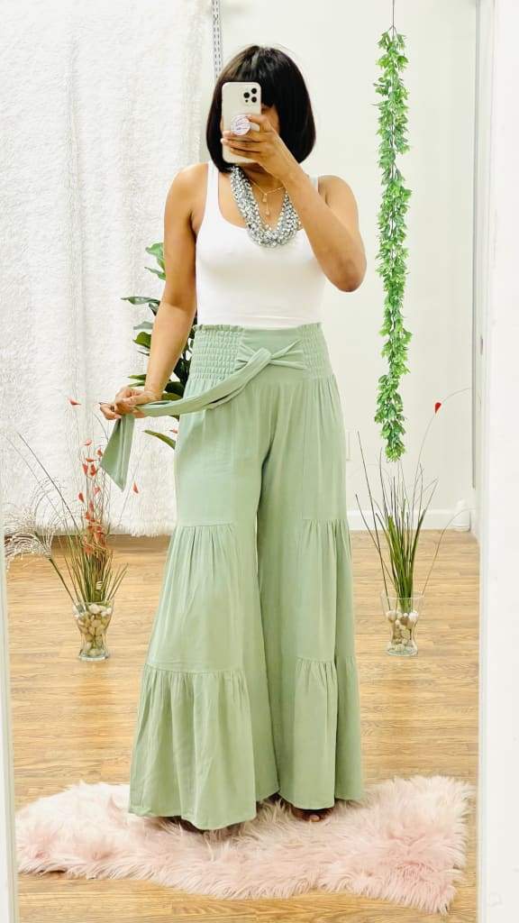 Tiffany wide leg tiered pants – DIVASBLISS COUTURE